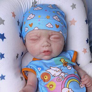 US Stock Dolls Clothes W/Hat for 14-16" Reborn Baby Dolls Boy Outfit for Gifts